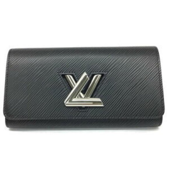 Louis Vuitton Portefeuille Twist Bifold Long Wallet Epi Noir Black - Picture 1 of 7